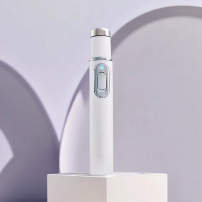 Blue Light Therapy Acne Pen Heated Eye Beauty Device Eye Massage Instrument for Dark Circles Eye Bags Puffiness Under Eyes