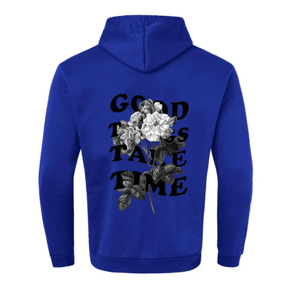 Unisex Fall Harajuku Style Embroidered Streetwear Long Sleeve Baggy Hooded Sweatshirt Fashion Casual Comfy Pullover Hoodies