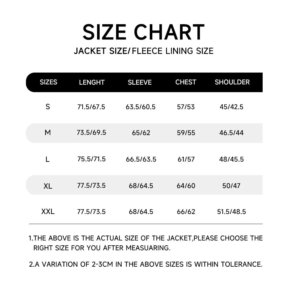 Modishion 3 in 1 thickened windproof waterproof lightweight hard shell jacket with fleece lining winter warm windbreaker