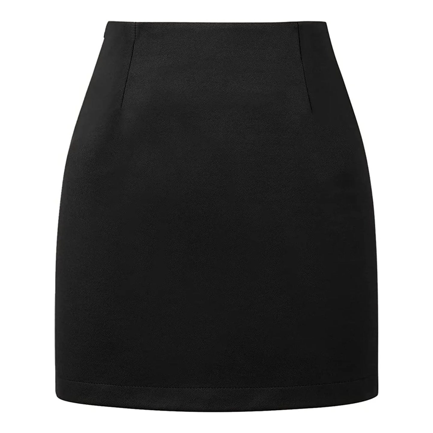 Plaid Half Length Skirt Women’s A-Line Solid Colour High Waist Min Dress Tight Skirt Single-breasted Corduroy Slim Skirt