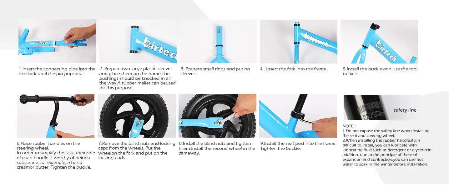 Balance Bike for 2,3,4 Years Old Light Weight No-Pedal Toddlers Walking Bicycle for Children Age 3-6 with Adjustable Handlebar