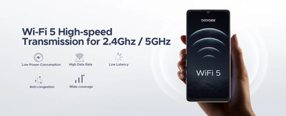 DOOGEE Note 58 Android 15 Smartphone 8GB 128GB 6.75" HD+ 90Hz IPS Screen 6250mAh Large battery NFC Widevine L1 Cell Phone