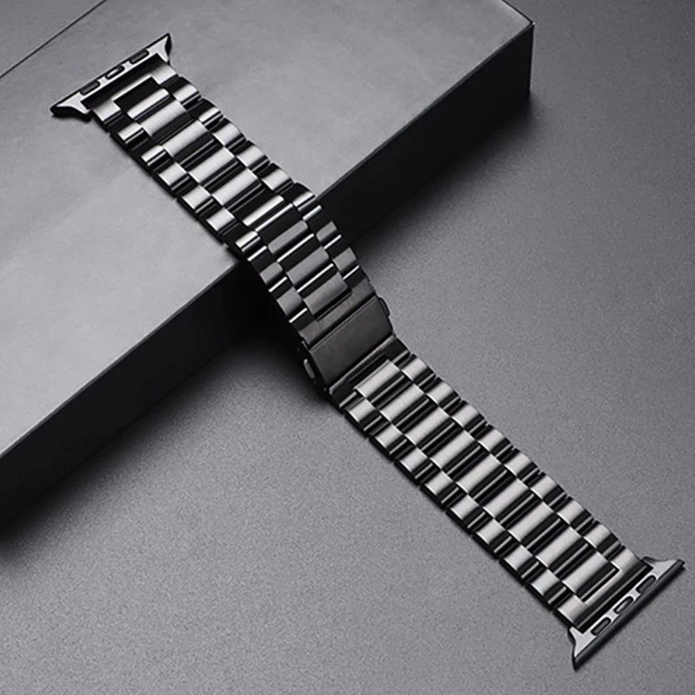 3PCS Stainless Steel Watch Band Metal Strap For Apple iWatch Series 9 8 7 6 SE 5 4 3