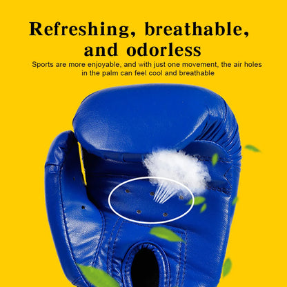 Boxing Gloves Breathable Kickboxing Gloves Comfortable Professional Boxing Gloves Fighting Taekwondo Mitts for Training Sandbag