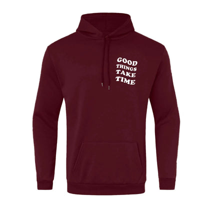 Unisex Fall Harajuku Style Embroidered Streetwear Long Sleeve Baggy Hooded Sweatshirt Fashion Casual Comfy Pullover Hoodies