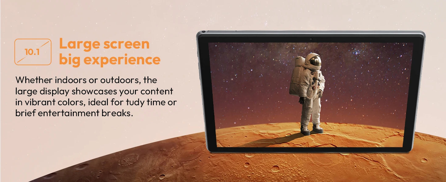 XGODY Android 15 Tablet P60Pro 10.1 inch Screen Unisoc T606-AI Octa-Core (8GB + 16GB )Max.24GBGB RAM 256GB 8000mah 5G Wifi-6