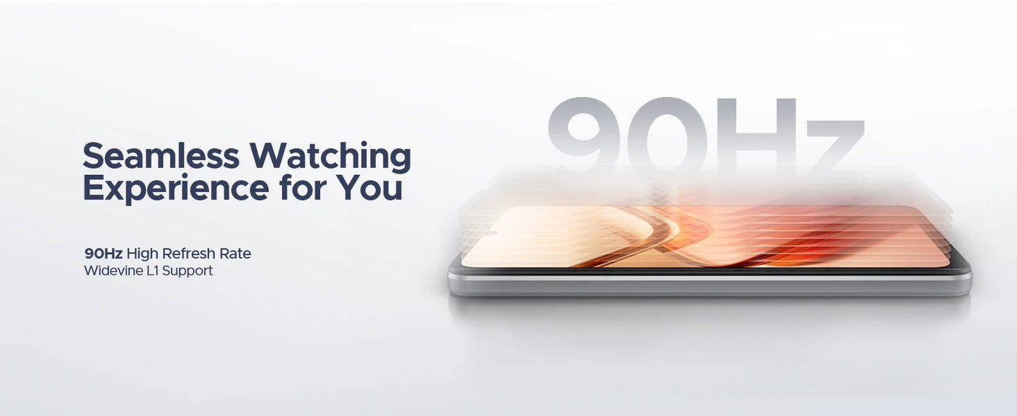 DOOGEE Note 58 Android 15 Smartphone 8GB 128GB 6.75" HD+ 90Hz IPS Screen 6250mAh Large battery NFC Widevine L1 Cell Phone