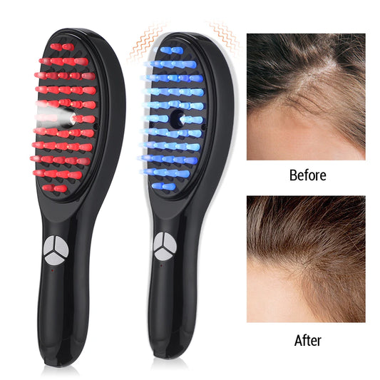 Electric Massage Comb Spray Anti-hair Loss Meridian Head Massager Light Therapy Hair Comb Color Hair Massage Beauty Hair Care