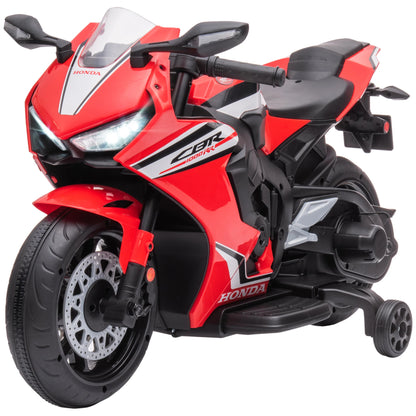 HOMCOM Honda Licensed 6V Kids Electric Motorbike Ride On Car for 3-5 Years