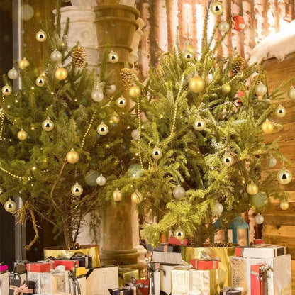 100pcs Christmas Decor Baubles Tree Xmas Balls Party Wedding Ornament Party Supplies Xmas Ornament Ball Xmas Baubles