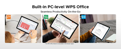 DOOGEE Tab A9 Pro+ Tablet PC Android 15 Dual Speakers 11'' Screen 30GB (6GB+24GB) 128GB 8580mAh Battery Widevine L1 Smart Pad