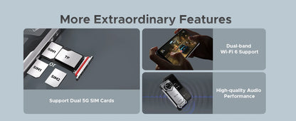 DOOGEE S200 5G Rugged Phone 1.32" Rear Display 12GB 256GB 6.72" 120Hz 100MP AI Main Camera 10100mAh Battery 33W Smartphone