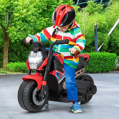 DORTALA Kids Ride-on Motorcycle 6V Battery Powered Motorbike Toddler Electric Dirt Bike