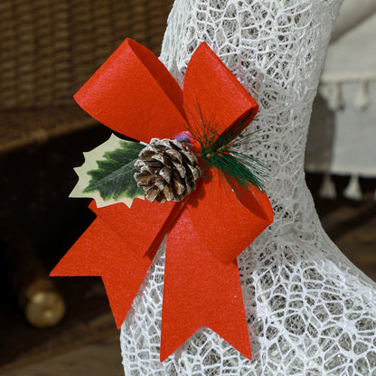 Outsunny Light Up Reindeer & Sleigh Christmas Decoration w/ 170 LED Lights