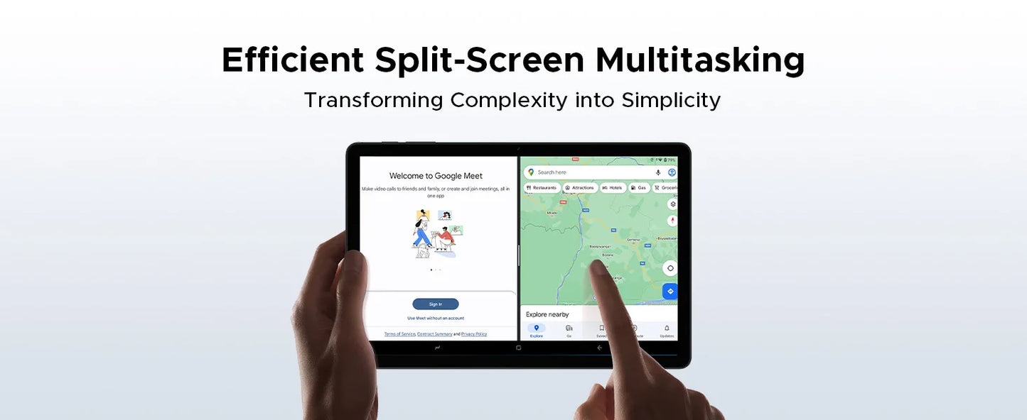 DOOGEE Tab A9+ 2 IN 1 Smart Tablet PC Android 15 11'' Display 20GB RAM(4+16) 64GB ROM 8580mAh Battery Dual Speakers Widevine L1