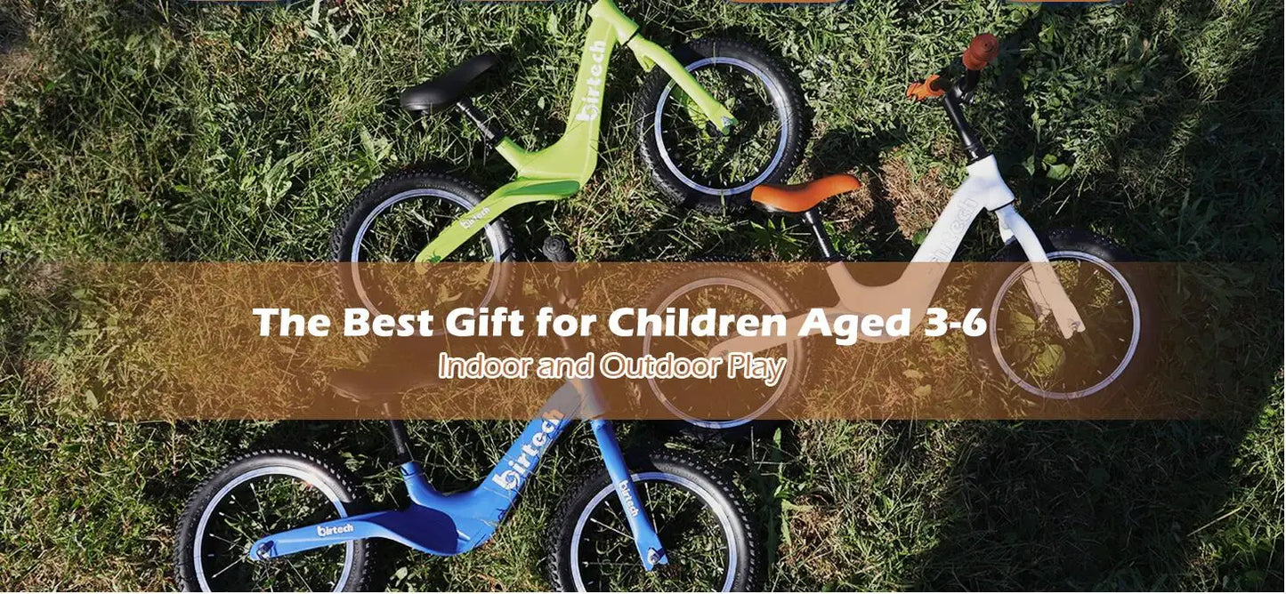 14" Kids Balance Bike for 3,4,5,6 Year Old Boys and Girls, Air Tires with Magnesium Alloy Frame, Lightweight No Pedal Toddler Tr