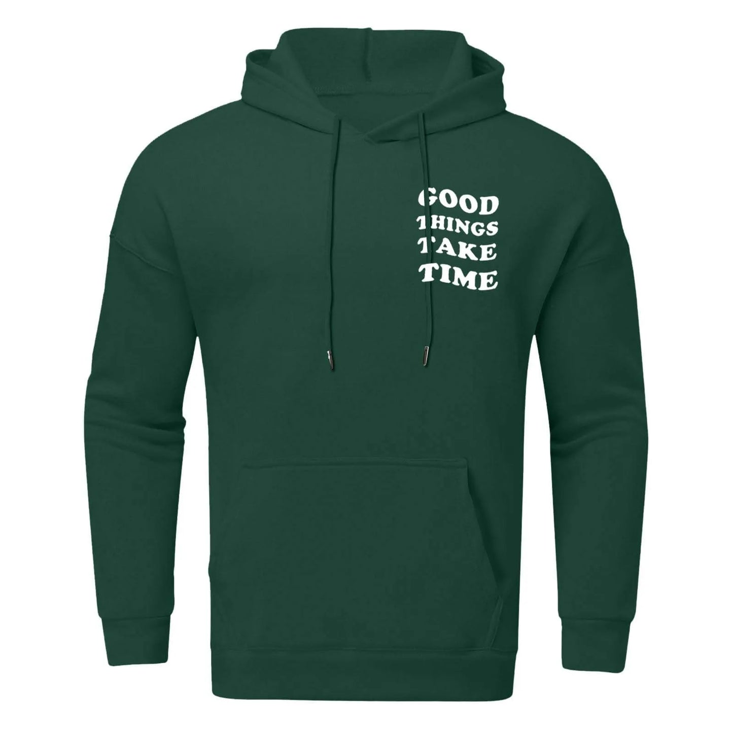 Unisex Fall Harajuku Style Embroidered Streetwear Long Sleeve Baggy Hooded Sweatshirt Fashion Casual Comfy Pullover Hoodies