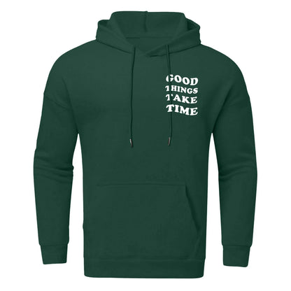 Unisex Fall Harajuku Style Embroidered Streetwear Long Sleeve Baggy Hooded Sweatshirt Fashion Casual Comfy Pullover Hoodies