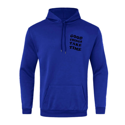 Unisex Fall Harajuku Style Embroidered Streetwear Long Sleeve Baggy Hooded Sweatshirt Fashion Casual Comfy Pullover Hoodies