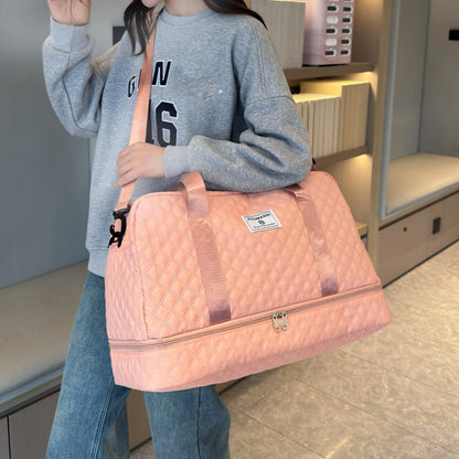 a large capacity, simple and lightweight portable travel bag, perfect for storing travel, clothing, daily necessities, and lugg