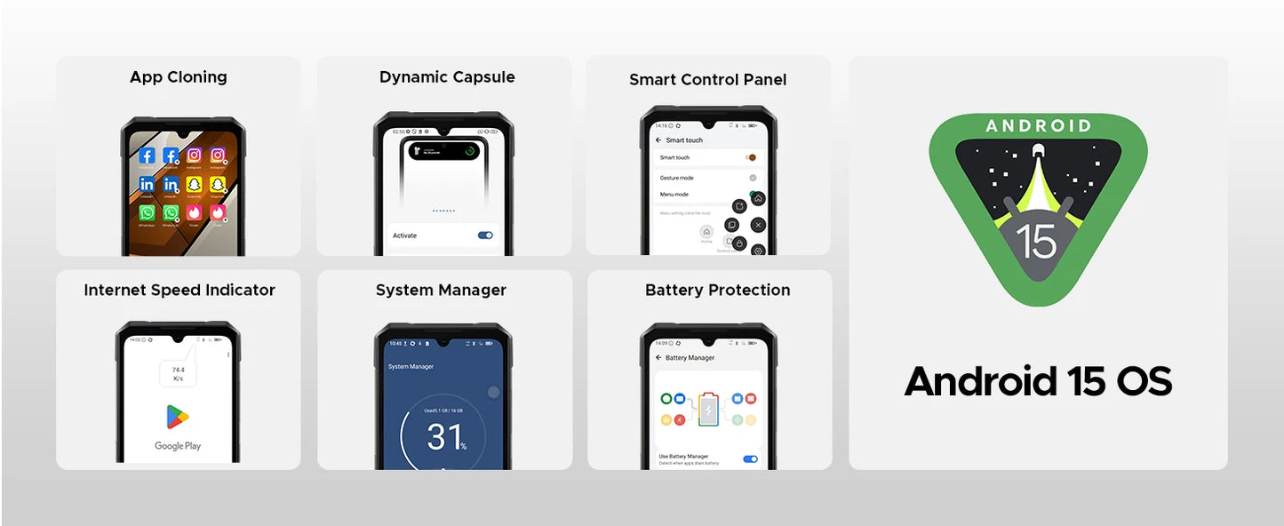 DOOGEE S200 Max 5G Rugged Phone Dual light Flashlight 16GB 512GB 22000mAh 66W 1.32" Rear Display 6.72” 120Hz NFC Smartphone