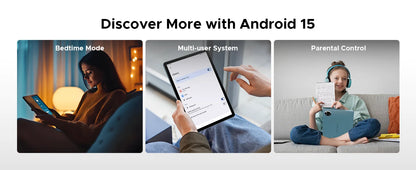 DOOGEE Tab A9 Pro+ Tablet PC Android 15 Dual Speakers 11'' Screen 30GB (6GB+24GB) 128GB 8580mAh Battery Widevine L1 Smart Pad