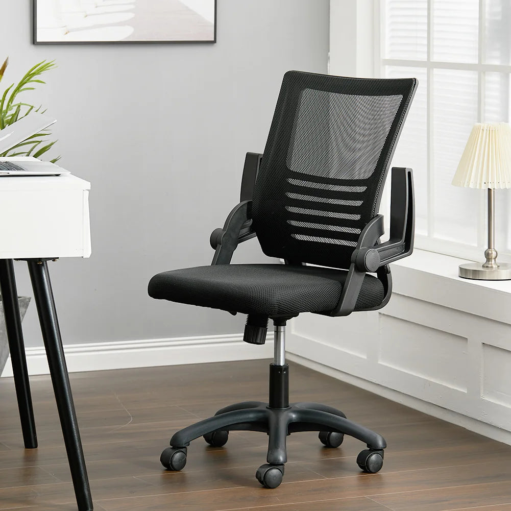 Office Desk Mesh Swivel Chair Computer Ergonomic Chair,60cm W x 45cm D x 91-101cm H