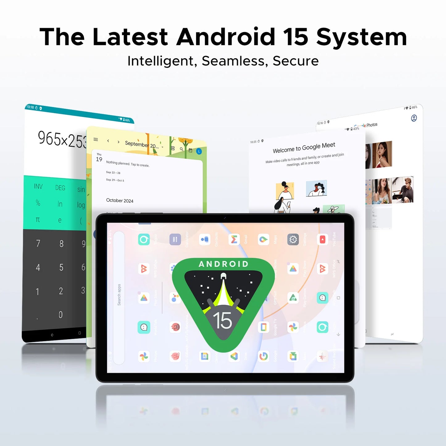 DOOGEE Tab A9+ 2 IN 1 Smart Tablet PC Android 15 11'' Display 20GB RAM(4+16) 64GB ROM 8580mAh Battery Dual Speakers Widevine L1