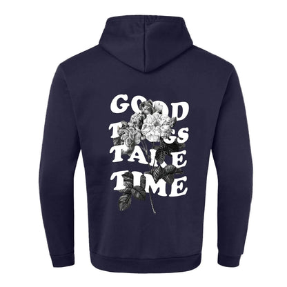 Unisex Fall Harajuku Style Embroidered Streetwear Long Sleeve Baggy Hooded Sweatshirt Fashion Casual Comfy Pullover Hoodies