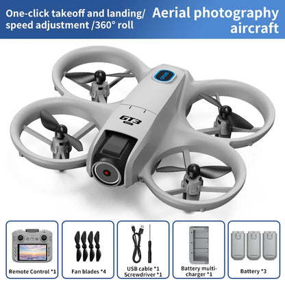 2025 GT3 One Click Return Professional Drone 180° Wide Angle HD 8K Dual Camera Height Hold RC Obstacle Avoidance Quadcopter Toys