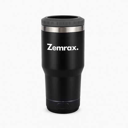 Zemrax 4-in-1 Drink Tumbler with Bluetooth Speaker