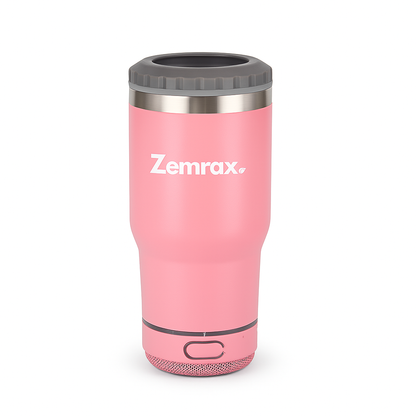 Zemrax 4-in-1 Drink Tumbler with Bluetooth Speaker
