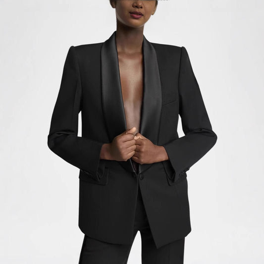 Business Temperament Slim-fit Collar Suit Coat