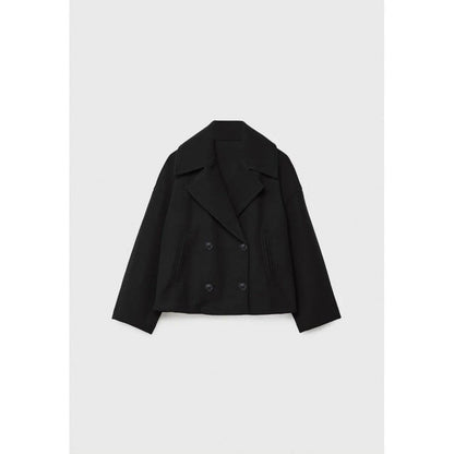 Ins Double-Breasted Lapel Blazer Jacket