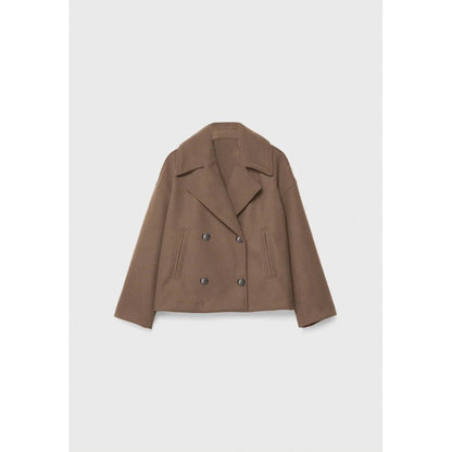 Ins Double-Breasted Lapel Blazer Jacket