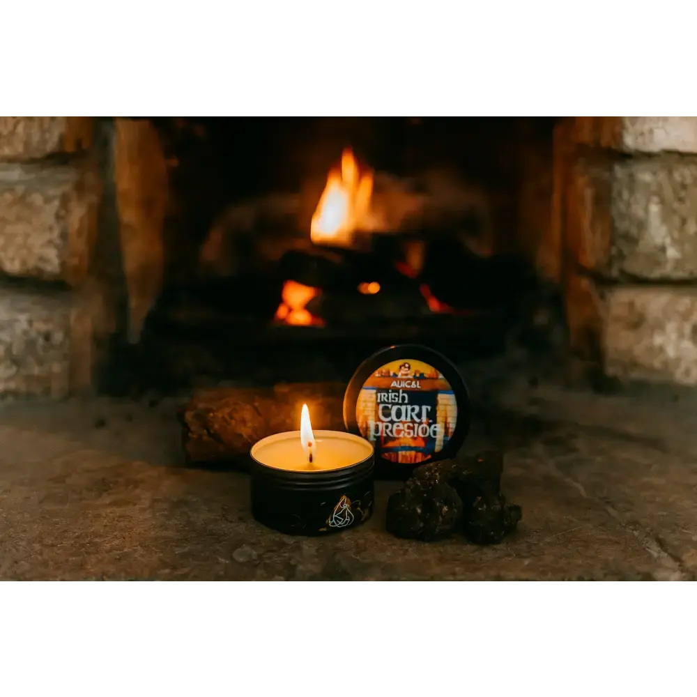 Irish Turf Candle - Turf Fireside - Luxury Tin Candle