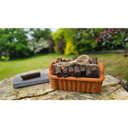 Irish Turf / Peat Incense 'Creel' Basket Set (24 pc) - The smell of Ancient Ireland