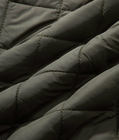 Men's Quilted Corduroy Plaid Jacket