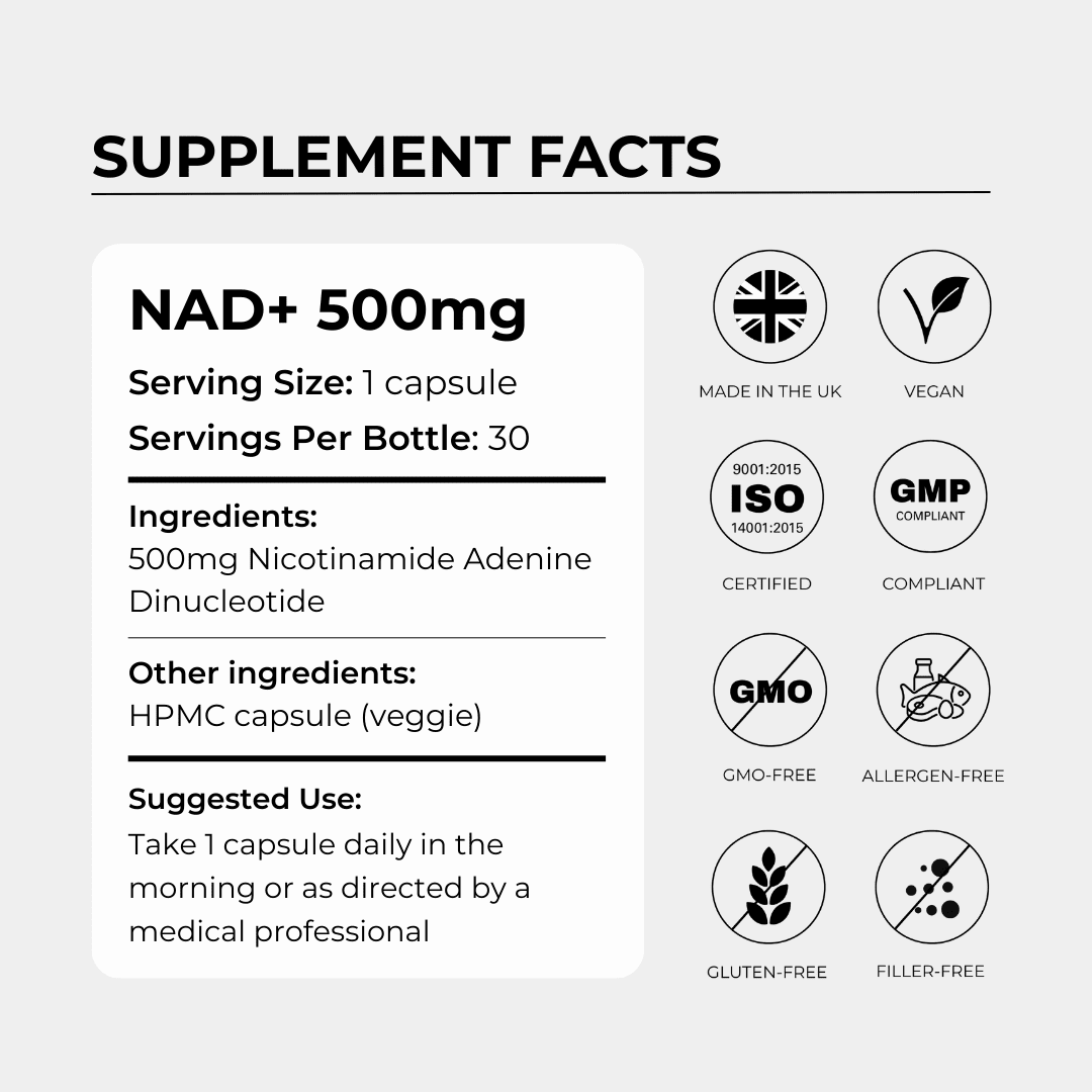 NAD+ 500mg
