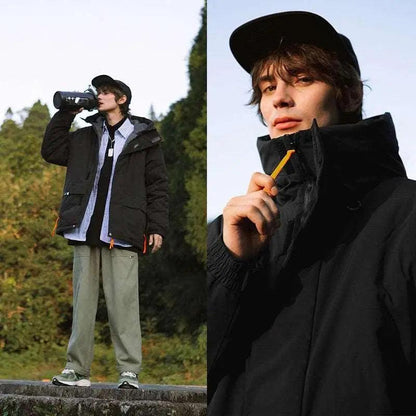 Street Windproof Hooded Cotton Jacket